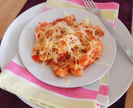 Cauliflower in tomato sauce