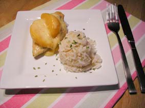 Cheesy-peach-chicken-fillets-recipe-irelandcooks