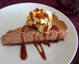 Chocolate cheesecake