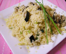 Couscous with aubergine