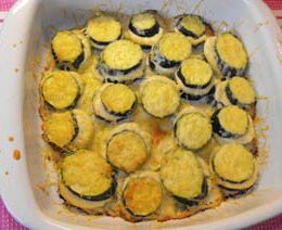 Double cheese courgettes