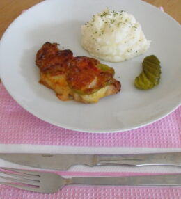 Oven baked pork chops