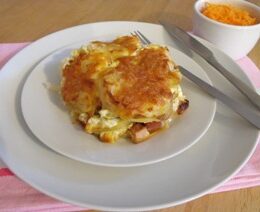 Potato and ham bake