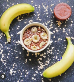 Banana Baked Oats