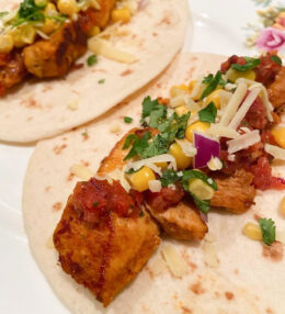 Chicken Tacos with Homemade Salsa