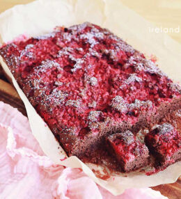 Chocolate and raspberry cake