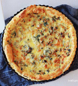 Tuna and onion tart