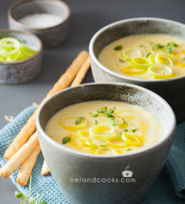 Leek and potato soup