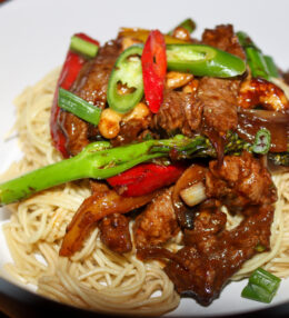 Cashew and Beef Stir fry