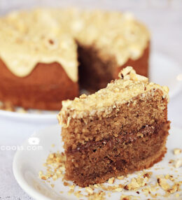 Gluten free Coffee Cake with Nutella