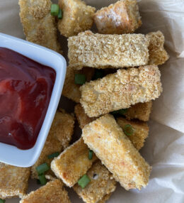 Crisp Crusted Tofu [vegan, gluten free]