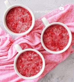 Raspberry Chia Pudding (Vegan, GF)